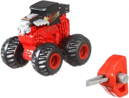 Hotwheels Monster Truck: мини камион с ключ за изстрелване-5