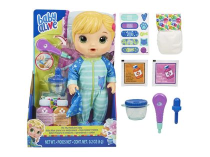 Кукла бебе Hasbro Baby Alive с медицински принадлежности