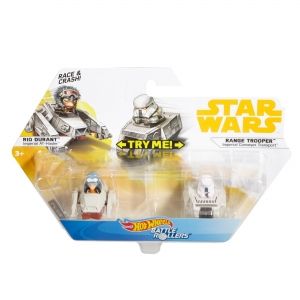 Двоен комплект Star Wars Hot Wheels Космически кораб с пилот