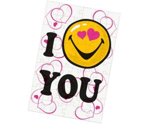 Puzzle Smiley, Noris, 54 pcs, I love you