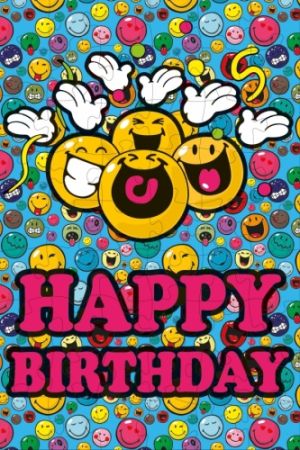 Puzzle Smiley, Noris, 54 pcs,Happy birthday