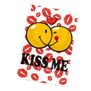 Puzzle Smiley, Noris, 54 pcs,Kiss me