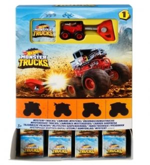 Hotwheels Monster Truck: мини камион с ключ за изстрелване-1