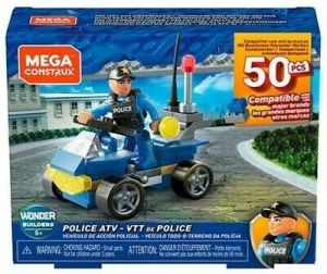Конструктор  Полицейско ATV Mega Construx. 50 части