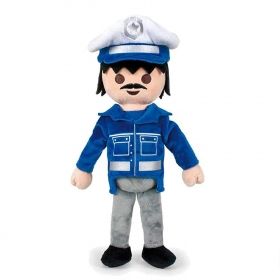 Плюшена играчка Playmobil, Полицай 30 см